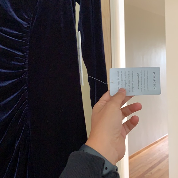 Harper Rose Ruched Velvet Sheath Dress NWT - Picture 6 of 11